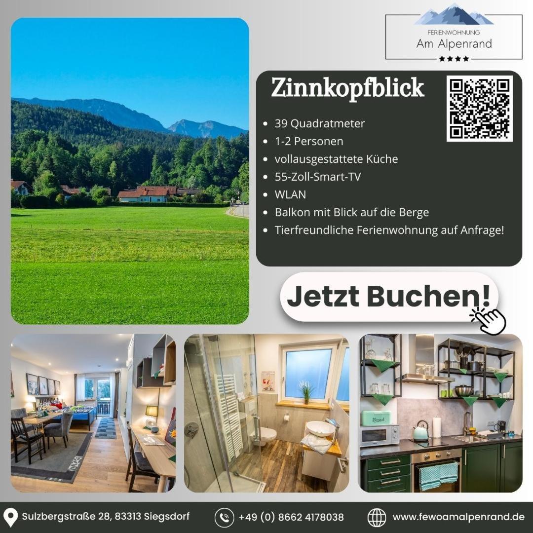 Ferienwohnungen Am Alpenrand Siegsdorf Zewnętrze zdjęcie